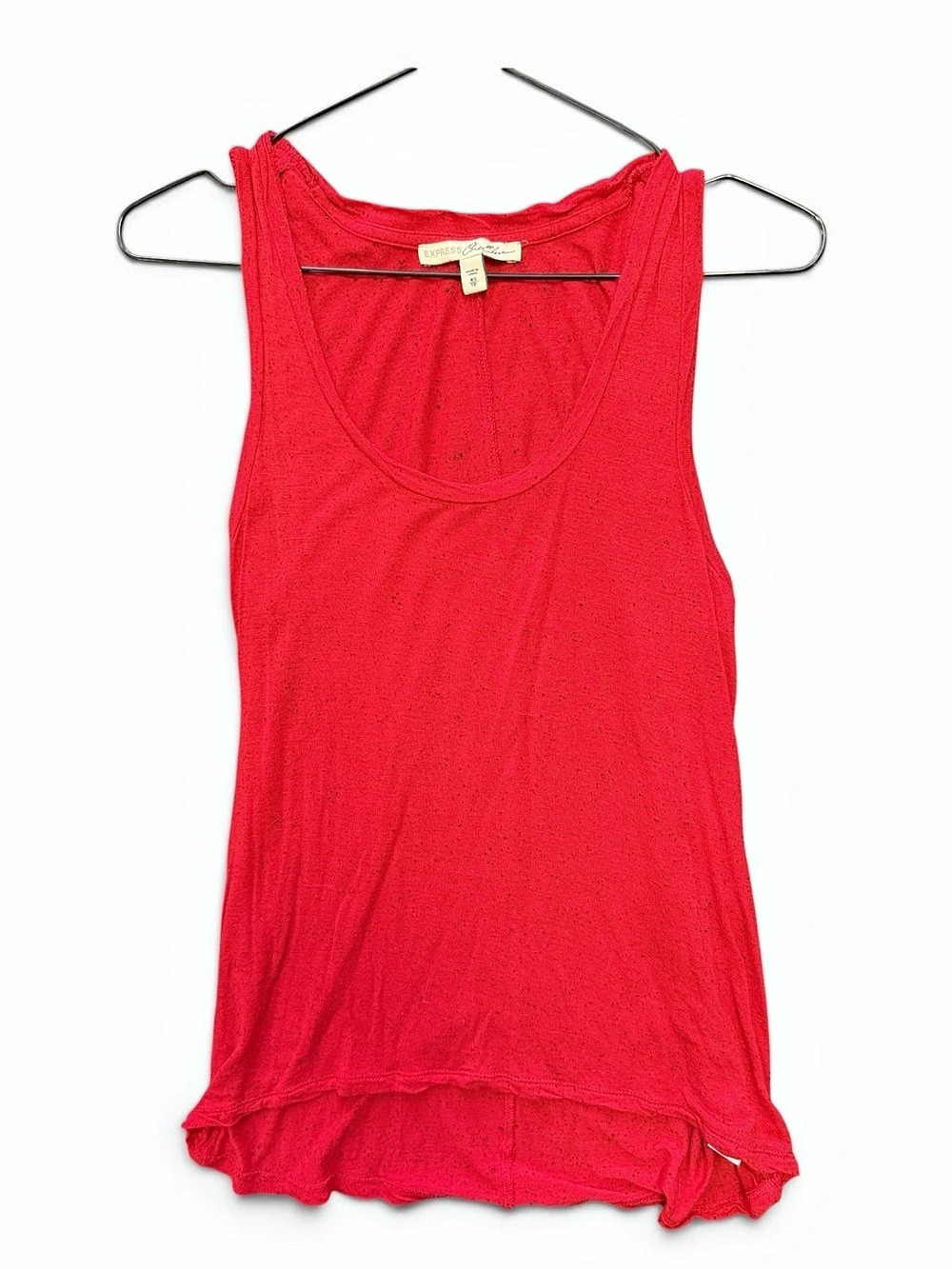 Express Red Sleeveless Tank Top